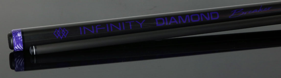 Infinity Diamond Breaker Carbon Fiber Break Cue - Purple