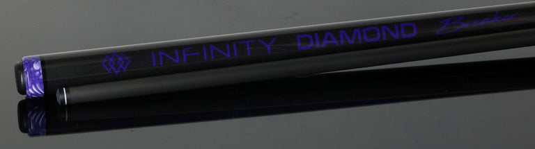 Infinity Diamond Breaker Carbon Fiber Break Cue - Purple