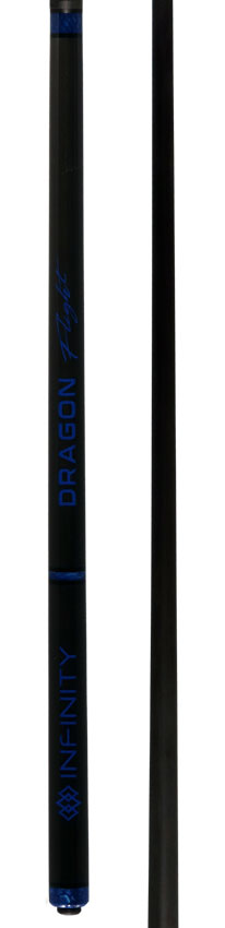 Infinity Dragon Flight Carbon Fiber Long Jump Cue - Blue