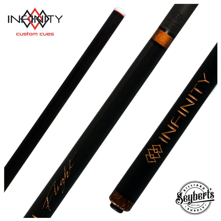Infinity Dragon Flight Carbon Fiber Long Jump Cue - Gold