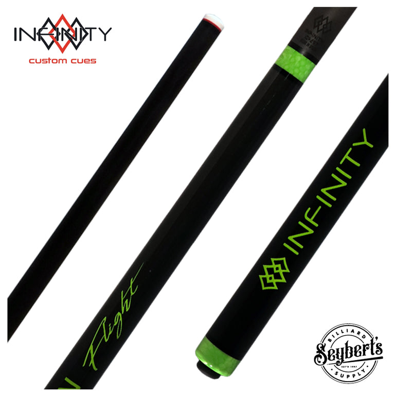 Infinity Dragon Flight Carbon Fiber Long Jump Cue - Green