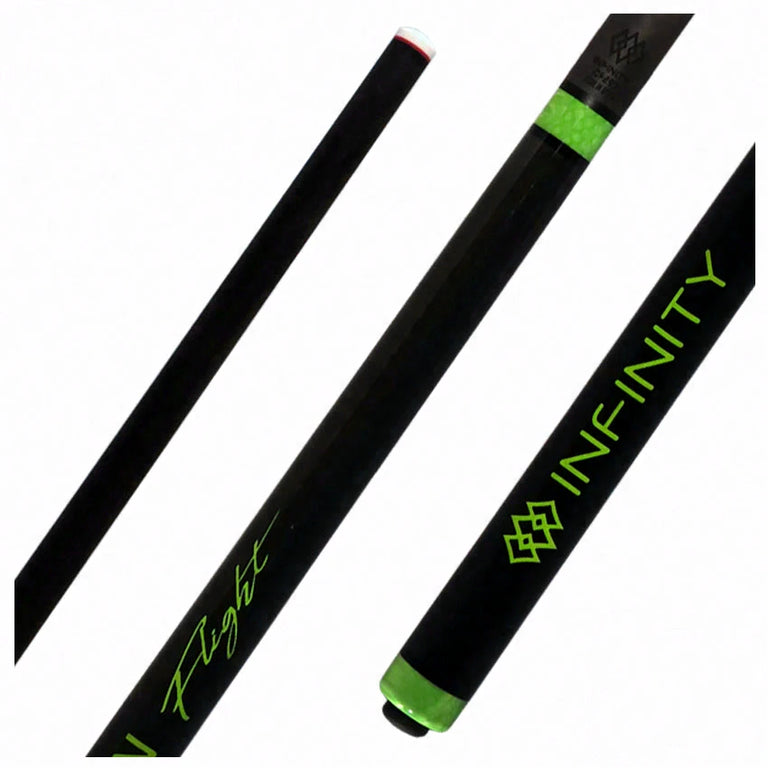 Infinity Dragon Flight Carbon Fiber Long Jump Cue - Green