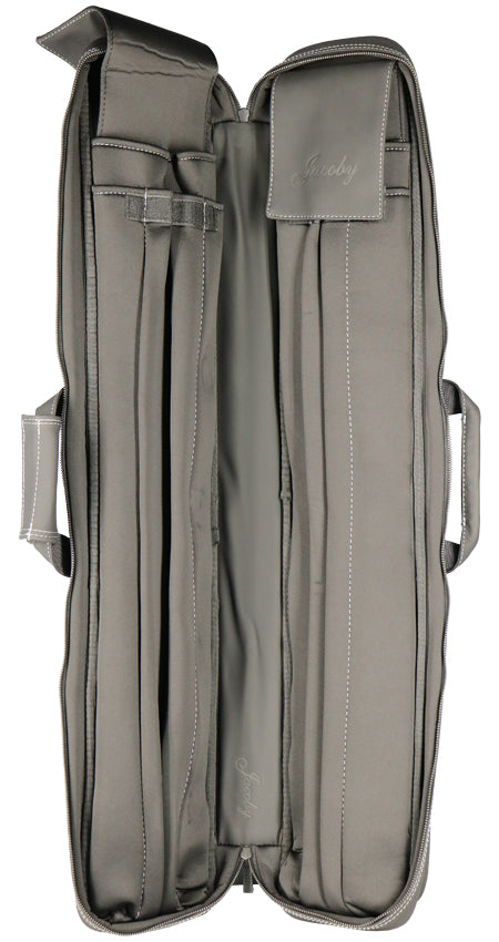 Jacoby Silver Fox Butterfly Green 4x8 Soft Pool Cue Case - JCSFB4X8GRNV1