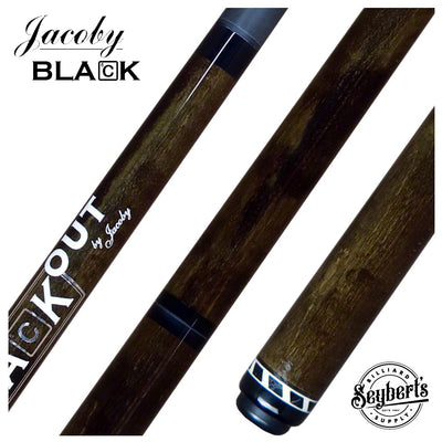 Jacoby BlaCkOut Brown No Wrap Break/Jump Cue - JACBKOUTBR