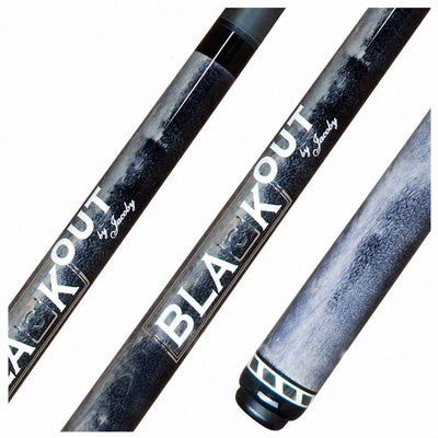 Jacoby BlaCkOut Grey No Wrap Break/Jump Cue - JACBKOUTGY