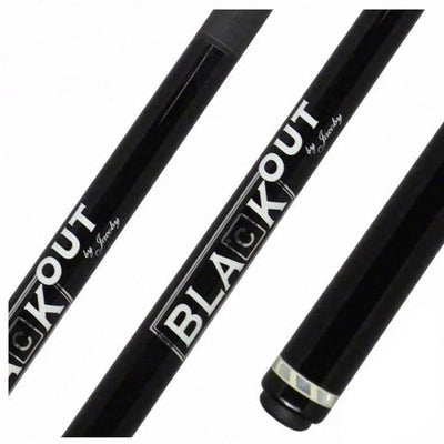 Jacoby BlaCkOut Black No Wrap Carbon Fiber Break/Jump Cue - JACBKOUT