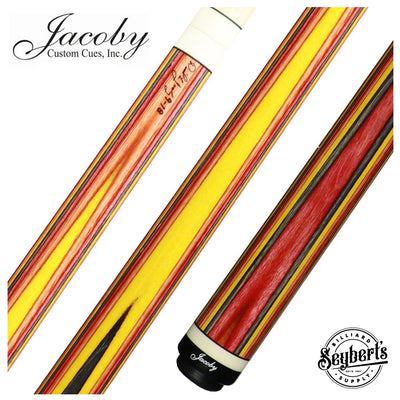 Jacoby Element Fire Laminated Pool Cue - JACLAMFIRE