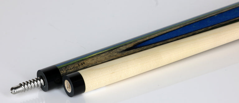 Jacoby Element Wind Cue Laminated Teal/Green/Purple - JACLAMWIND