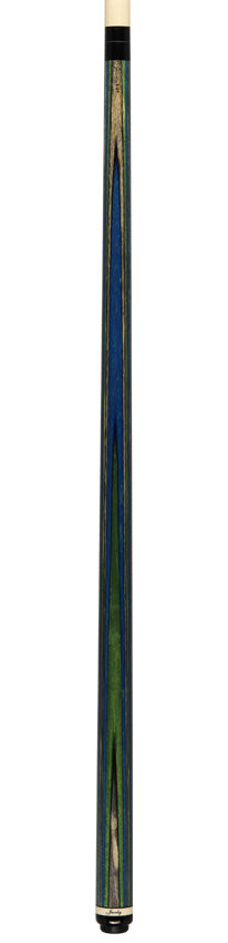 Jacoby Element Wind Cue Laminated Teal/Green/Purple - JACLAMWIND