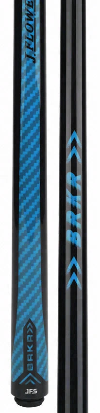 JFlowers Blue BRKR No Wrap Break Cue with Carbon Shaft