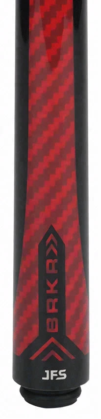 JFlowers Red BRKR No Wrap Break Cue with Carbon Shaft