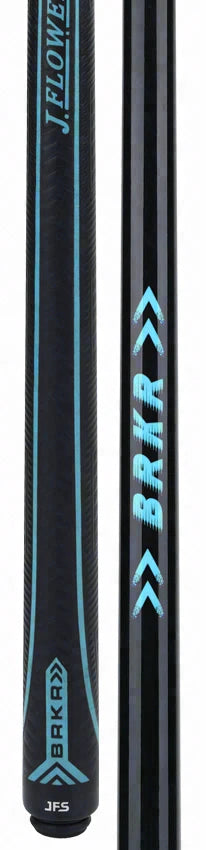 JFlowers Blue BRKR Break Cue with Sport Wrap and Carbon Shaft