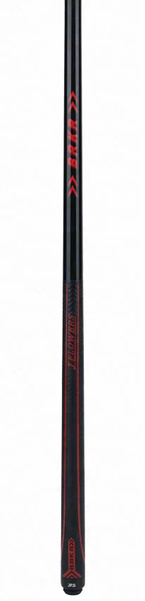 JFlowers Red BRKR Break Cue with Sport Wrap and Carbon Shaft