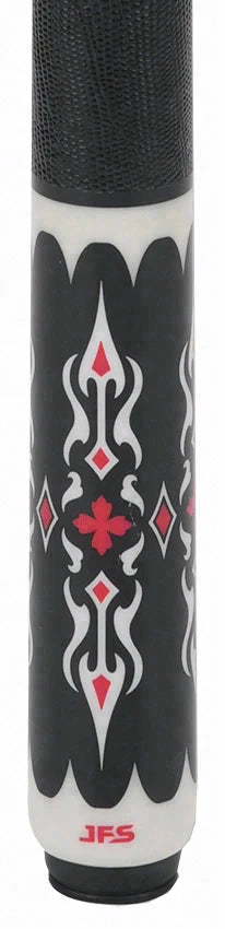JFlowers Dante 1 Limited Edition Pool Cue with Black Lizard Wrap and Carbon Shaft