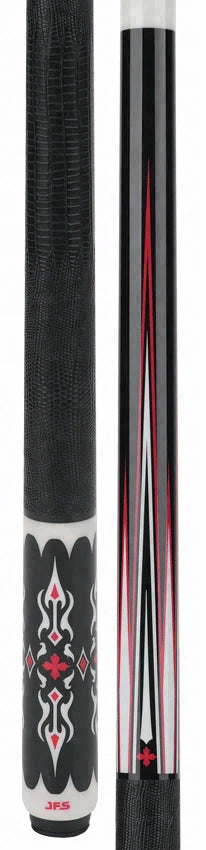 JFlowers Dante 1 Limited Edition Pool Cue with Black Lizard Wrap and Carbon Shaft