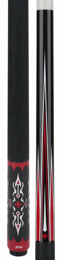 JFlowers Dante 2 Limited Edition Pool Cue with Black Lizard Wrap and Carbon Shaft