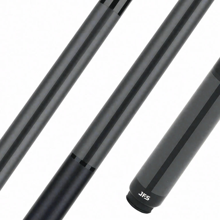 JFlowers Dennis Orcollo Gray No Wrap Pool Cue with Carbon Shaft
