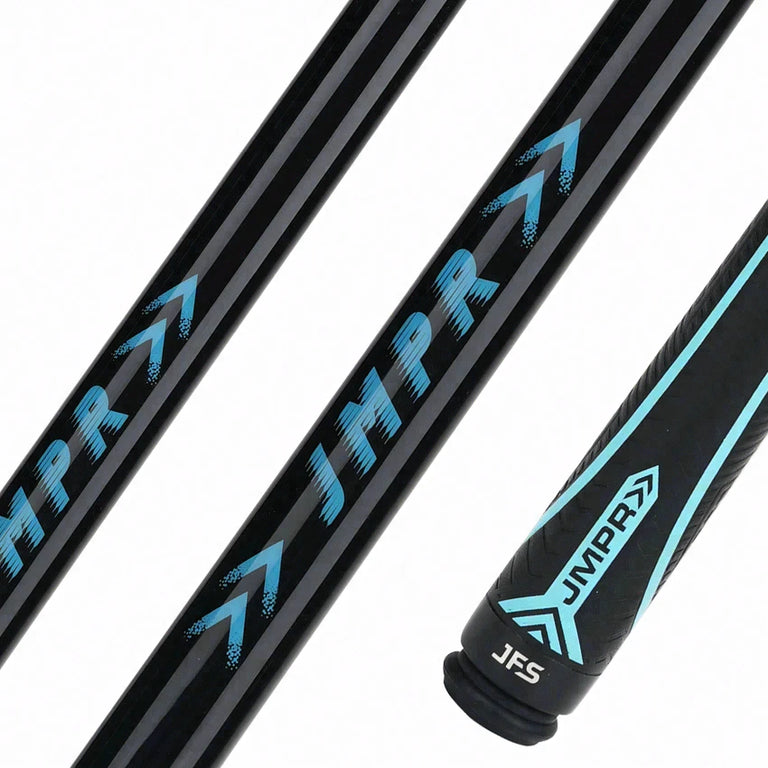 JFlowers Blue Sport Wrap Jump Cue with Carbon Shaft