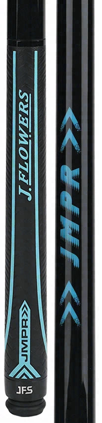 JFlowers Blue Sport Wrap Jump Cue with Carbon Shaft