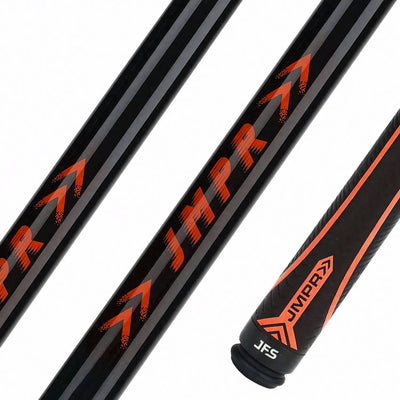 JFlowers Red Sport Wrap Jump Cue with Carbon Shaft