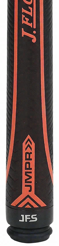 JFlowers Red Sport Wrap Jump Cue with Carbon Shaft