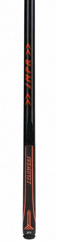 JFlowers Red Sport Wrap Jump Cue with Carbon Shaft