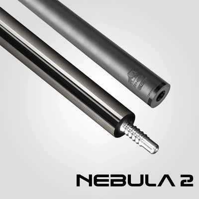 Rhino Nebula 2 Charcoal Gray Carbon Pool Cue with Sports Wrap