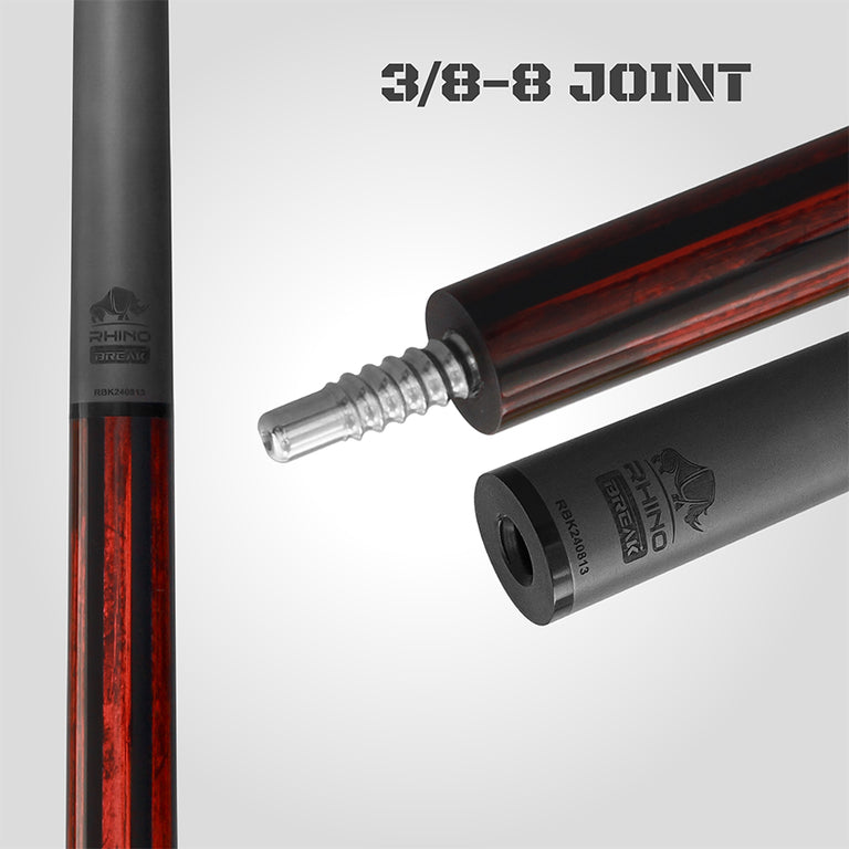 Rhino Voyager Series USA Flag No Wrap Carbon Break Cue