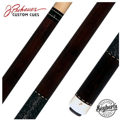 Pechauer JP T Series Rosewood-Stained Maple Pool Cue with Linen Wrap