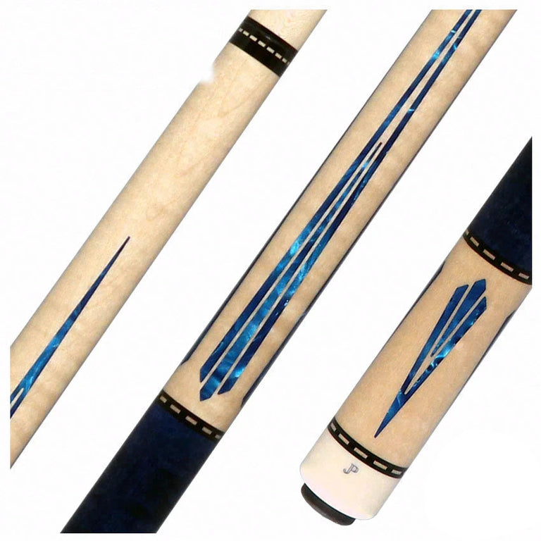 Pechauer JP Series JP07T Natural Maple with Blue Points Pool Cue