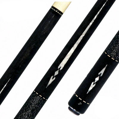 Pechauer JP Series JP09T Carbon-Stained Maple Pool Cue with Linen Wrap
