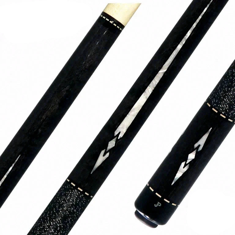 Pechauer JP Series JP09T Carbon-Stained Maple Pool Cue with Linen Wrap