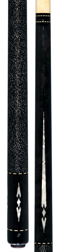Pechauer JP T Series Carbon-Stained Maple Pool Cue with Linen Wrap