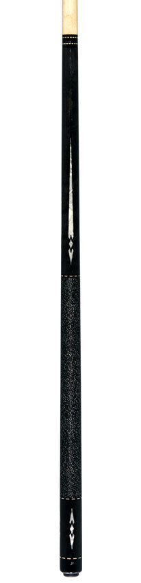 Pechauer JP T Series Carbon-Stained Maple Pool Cue with Linen Wrap
