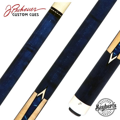Pechauer JP Series JP13T Blue-Stained Maple No Wrap Pool Cue
