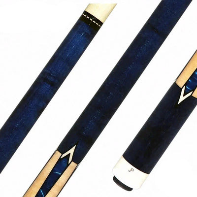Pechauer JP Series JP13T Blue-Stained Maple No Wrap Pool Cue