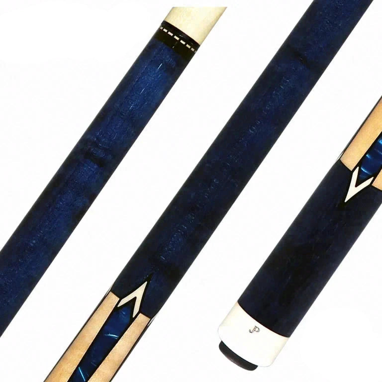 Pechauer JP Series JP13T Blue-Stained Maple No Wrap Pool Cue