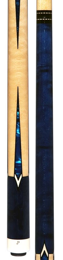 Pechauer JP T Series Blue-Stained Maple No Wrap Pool Cue