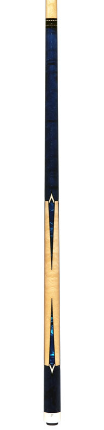 Pechauer JP T Series Blue-Stained Maple No Wrap Pool Cue