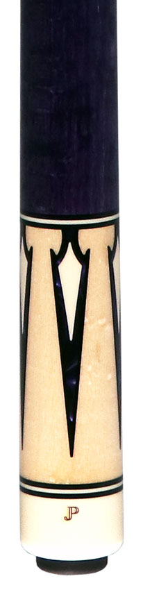 Pechauer JP T Series No-Stained Maple with Purple Pearl Points No Wrap Pool Cue