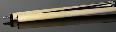 Pechauer JP T Series No-Stained Maple with Purple Pearl Points No Wrap Pool Cue
