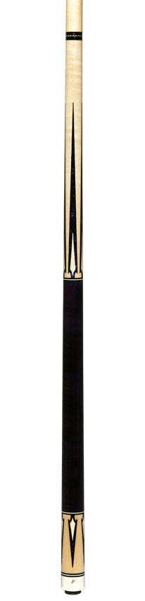 Pechauer JP T Series No-Stained Maple with Purple Pearl Points No Wrap Pool Cue