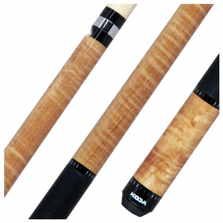 KODA Natural Curly Maple Pool Cue - KD30