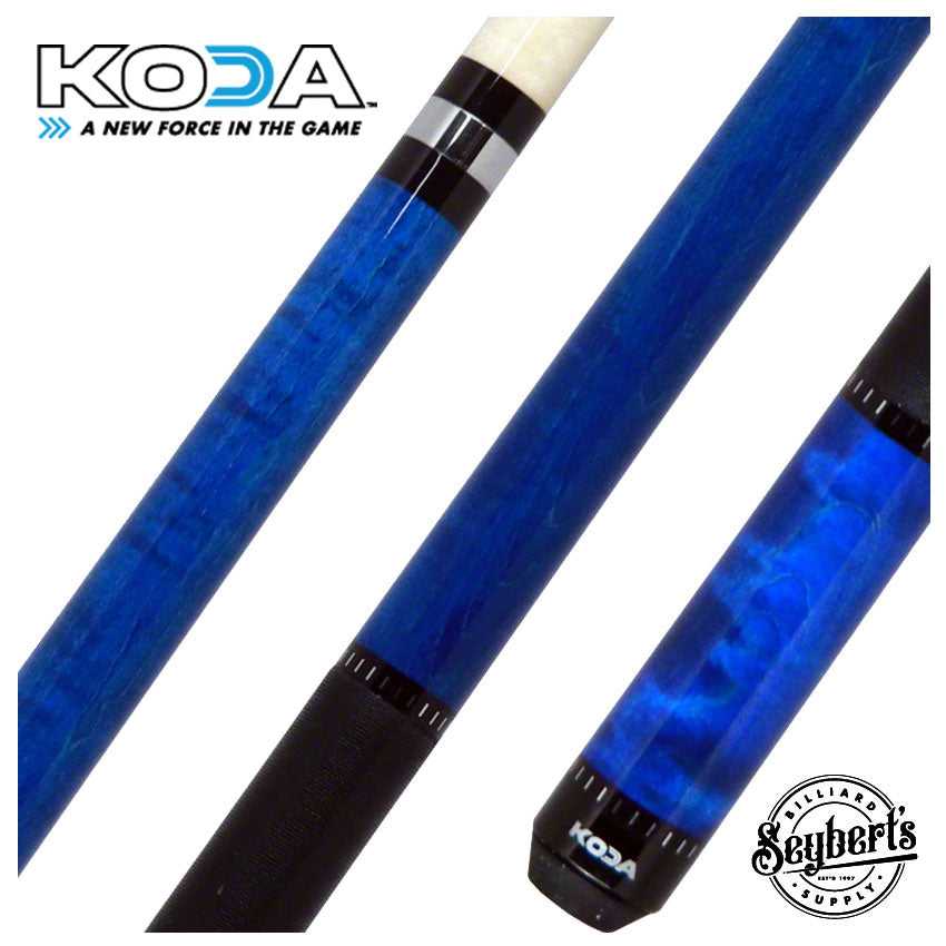 KODARoyal Blue Stained Pool Cue - KD32 - Seybert's Billiards Supply