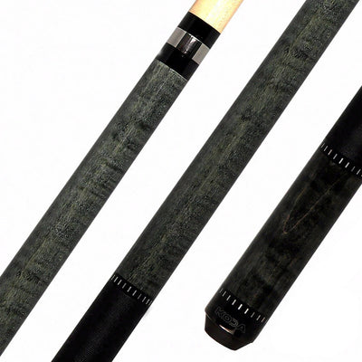 KODA Gray-Stained Maple Pool Cue with Linen Wrap