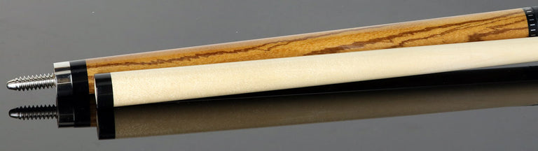 KODA Zebrawood Pool Cue with Linen Wrap