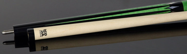 KODA Black with Green Points Graphic No Wrap Play Cue