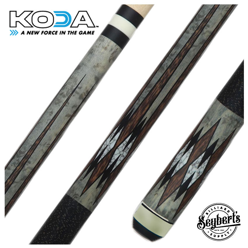 KODA Gray-Stained Maple with Cocobolo and Micarta inlay Graphic