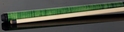 KODA Green Stained Curly Maple 25oz. Heavy Hitter Break/Jump Cue