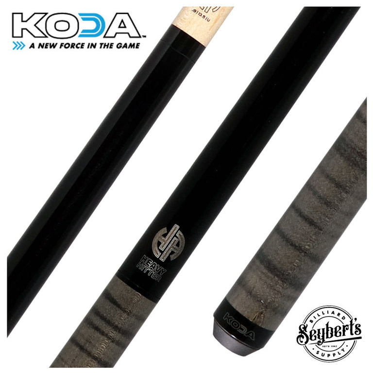 KODA Gray Stained Curly Maple Heavy Hitter Break/Jump Cue